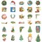 Wrapables Holiday Scrapbooking Washi Stickers, DIY Crafts for Stationery, Diary, Card Making (60 pcs)
